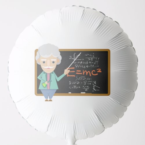 Science Teacher EMC2 Formula Balloon