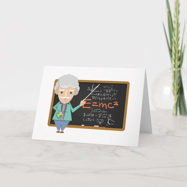 Science Teacher EMC2 Formula Card (Front)