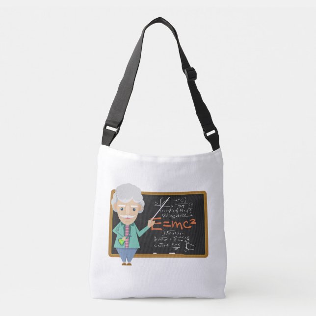 Science Teacher EMC2 Formula Crossbody Bag (Front)