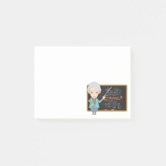 Science Teacher EMC2 Formula Post-it Notes (Front)