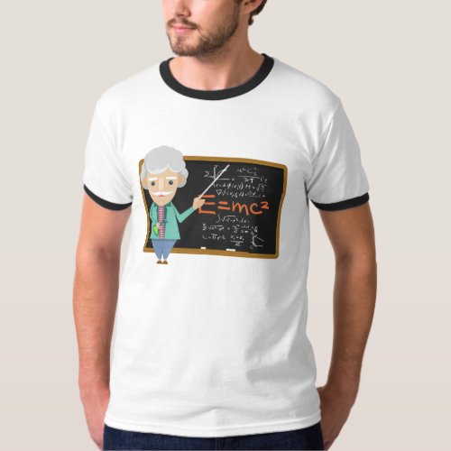 Science Teacher EMC2 Formula T_Shirt
