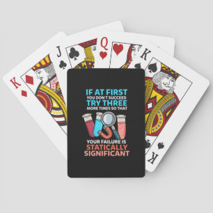 Science Teacher Funny Science Poker Cards