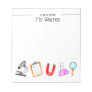 Science teacher gift school note pad