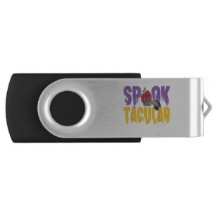 Science Teacher Love Brains Funny Halloween Flash Drive
