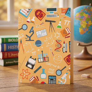 Science Teacher Math Study Pocket Folder