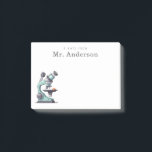 Science Teacher Microscope Lab Post-it Notes<br><div class="desc">Gift your science teacher a personalized notepad this year,  featuring a microscope and personalized with their name.</div>