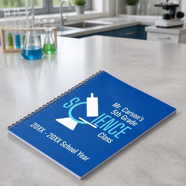 Science Teacher | Microscope Personalized Notebook (Creator Uploaded)
