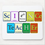 Science Teacher Mouse Pad<br><div class="desc">Science Teacher Mouse Pad written in chemistry elements</div>