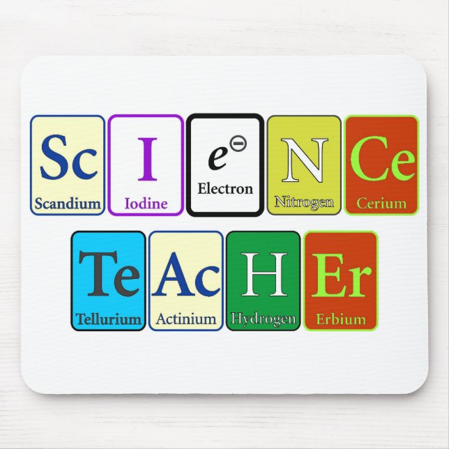 Science Teacher Mouse Pad (Front)