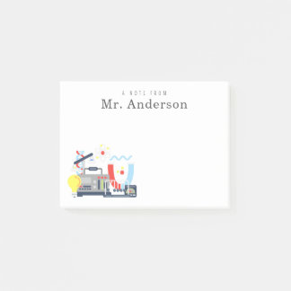 Science Teacher Physics Post-it Notes