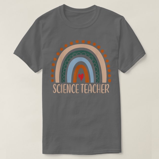 Science Teacher Rainbow Appreciation Day Back To S T-Shirt (Design Front)