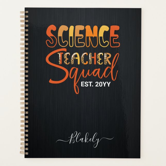 Science Teacher Squad Planner (Front)