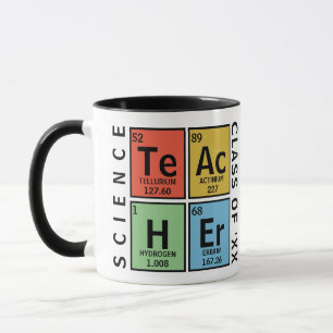Science Teacher Table of Elements Mug