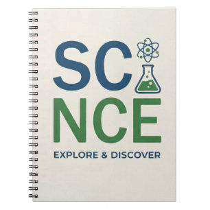 Science Teacher Typography Design Notebook