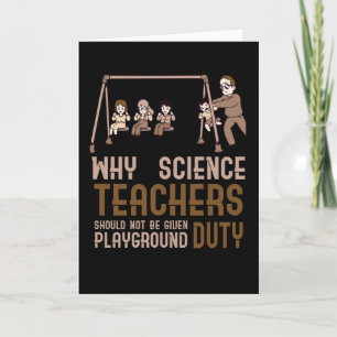 Science teachers Joke Brown Card