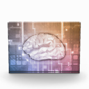 Science Technology with Brain Interface Acrylic Award