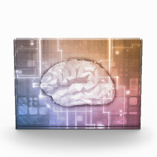Science Technology with Brain Interface Acrylic Award