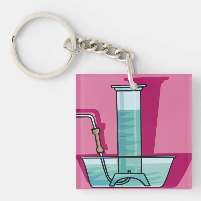 Science Test Tube Keychain (Front)