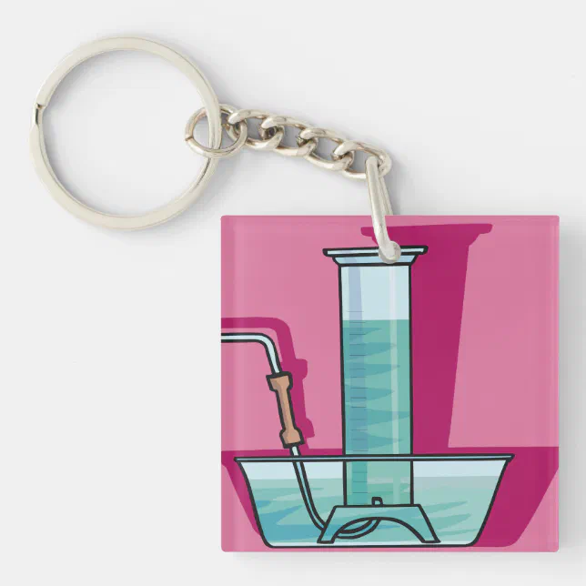 Science Test Tube Keychain | Zazzle