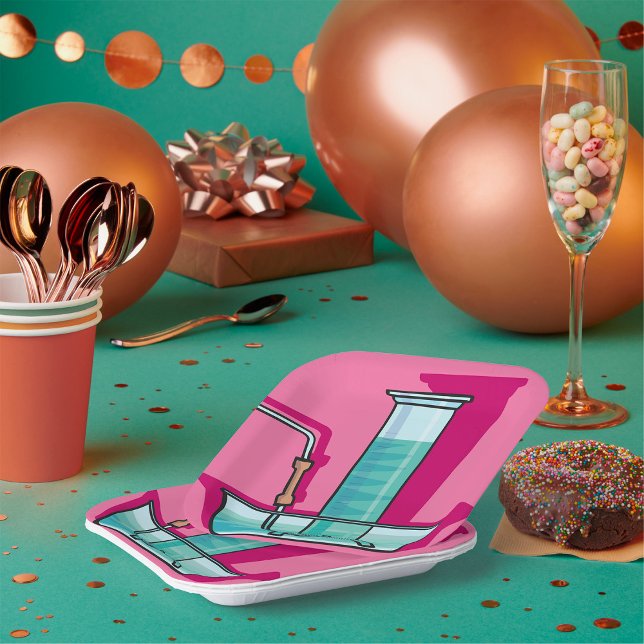 Science Test Tube Paper Plates (Creator Uploaded)