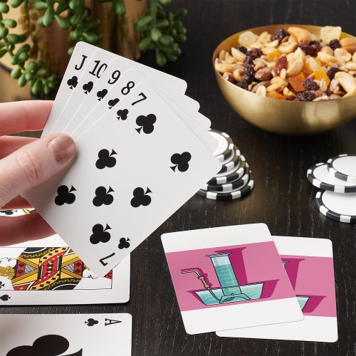Science Test Tube Poker Cards