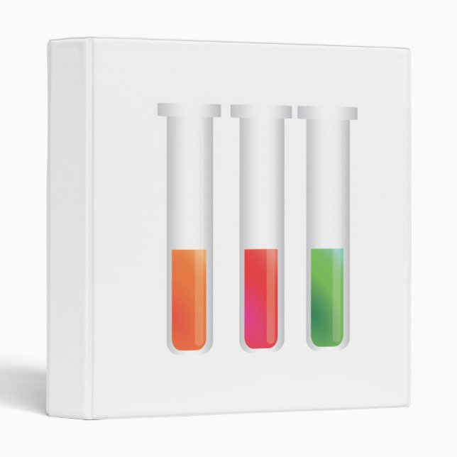 Science Test Tubes Binder (Front/Spine)