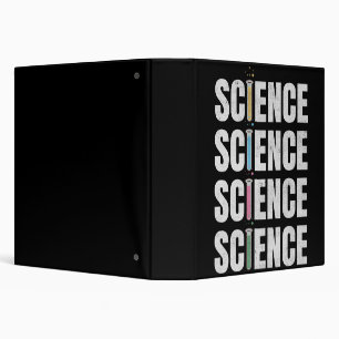 Science text design 3 ring binder