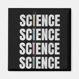 Science text design magnet