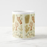 Science Textbook Biology, Vintage Coral Animals Giant Coffee Mug