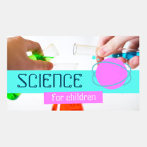 Science-themed design with vector atom YouTube banner