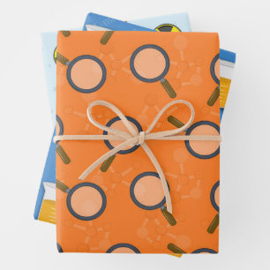Science Themed Wrapping Paper Set (3)