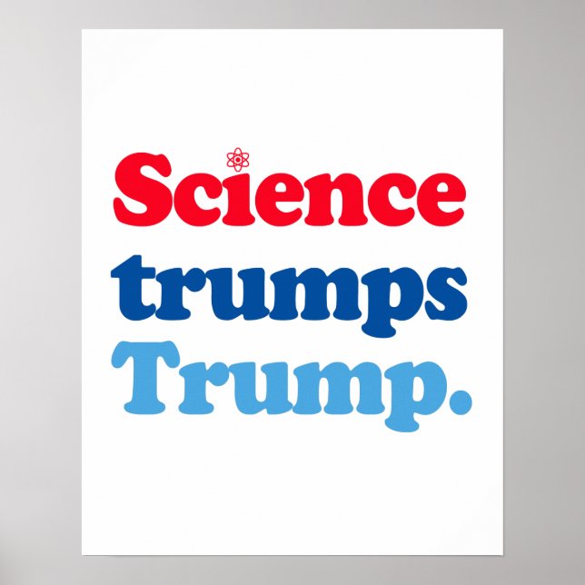 Science trumps Trump Poster (Front)