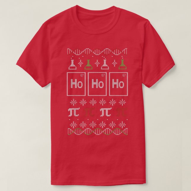 Science ugly christmas sweater  (Design Front)
