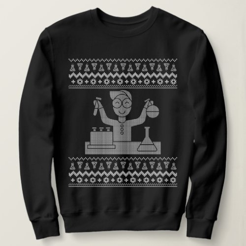 Science Ugly Sweater Gift for Scientist Sweatshirt