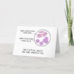 Science Valentine Microbiology Gram Stain Poem Lab Holiday Card