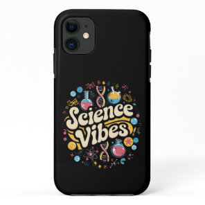 Science Vibes Groovy First Day of Back To School  iPhone 11 Case