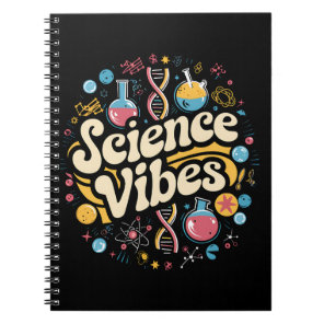 Science Vibes Groovy First Day of Back To School  Notebook