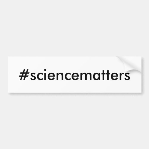 sciencematters Bumber Sticker