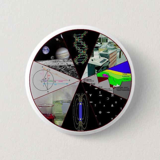 Sciences Pinback Button (Front)