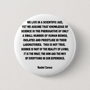 scientific age pinback button