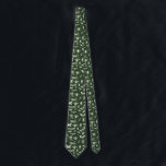 Scientific Antique Bugs Insects Cream and Green Neck Tie<br><div class="desc">Features illustrations of an assortment of insects in an antique engraving style in cream or ivory white set against a dark hunter green or forest green background for a classic look. With its scientific style and its realistic illustrations naturalists and bug lovers will appreciate this pattern.</div>