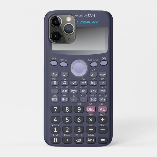 Scientific calculator Case-Mate iPhone case (Back)