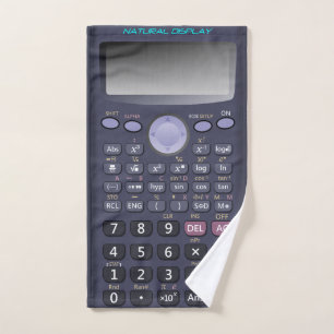 Scientific calculator hand towel