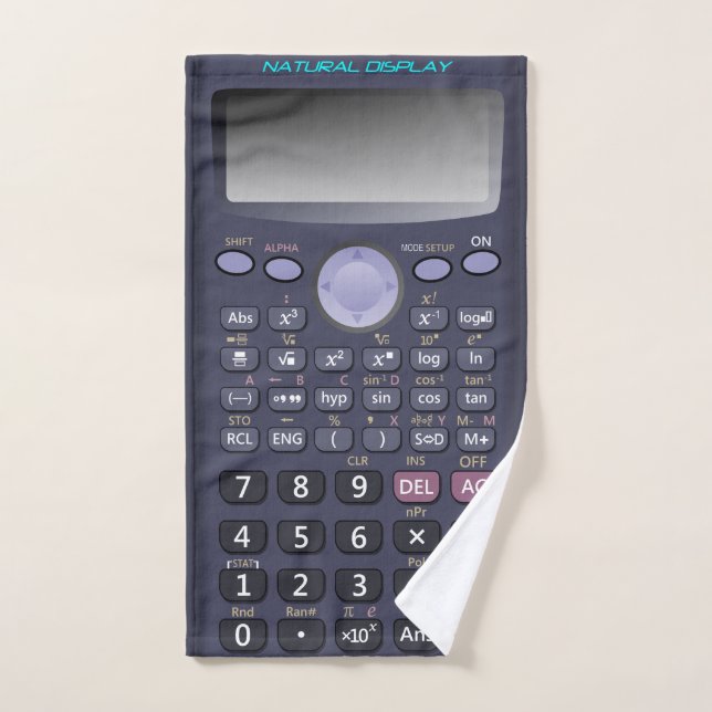 Scientific calculator hand towel  (Hand Towel)