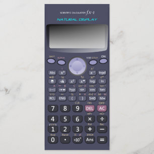 Scientific calculator menu