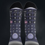 Scientific calculator socks<br><div class="desc">Old times scientific calculator</div>