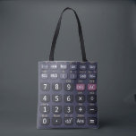 Scientific calculator tote bag<br><div class="desc">Scientific calculator</div>