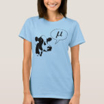 Scientific Cow Goes Mu T-Shirt<br><div class="desc">Or greek.  He goes Mμμμμμμμμ!</div>