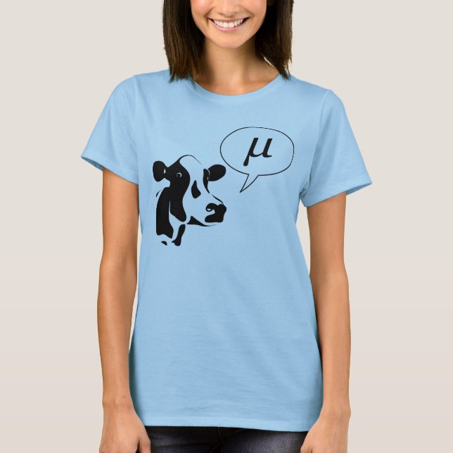 Scientific Cow Goes Mu T-Shirt (Front)
