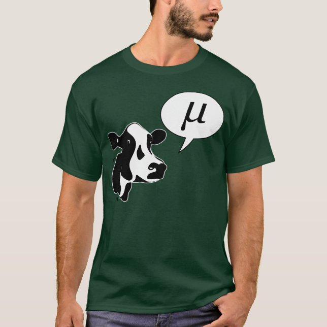 Scientific Cow Goes Mu T-Shirt (Front)